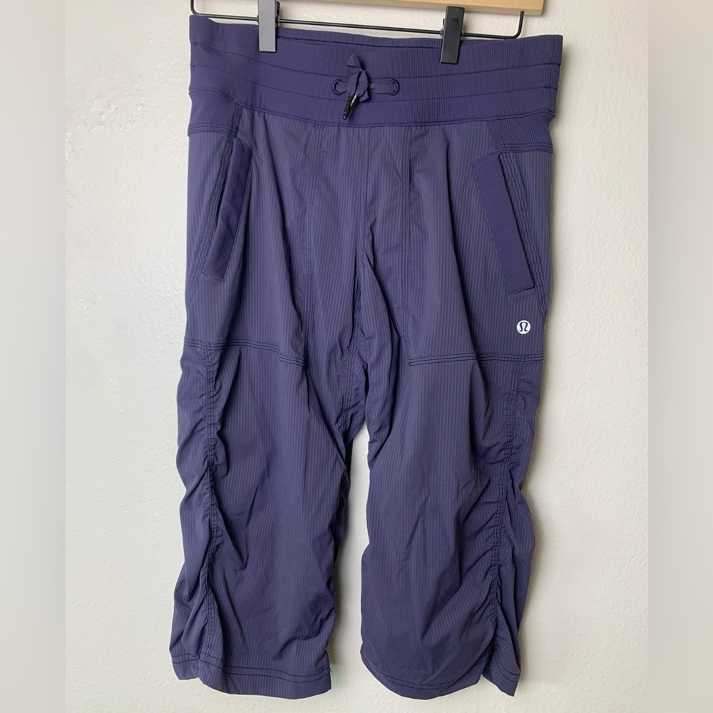 Lululemon Studio Crop Pants | Size 4 | Purple | Relaxed Fit